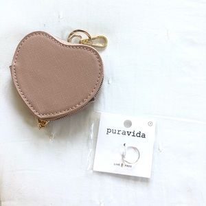 Heart Wallet & Pura Vida Ring